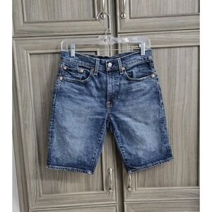Levi's 502 Jean Shorts Size 28x9 Womens Dolphin Patch On Back Pocket.
